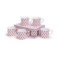 Heath McCabe Princess Red Spot Mug Set 